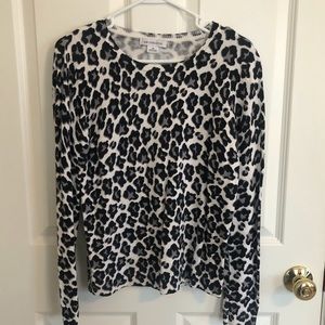 Liz Claiborne leopard sweater